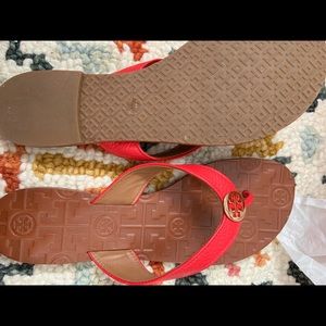 Red Tory Burch Thora Sandals